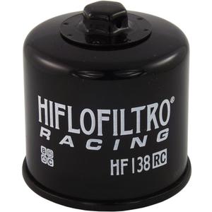 HiFloFiltro HF138RC Black RC High Performance Premium Oil Filter, Single