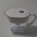 Brita Metro Water Filter Pitcher with Smart Light Change Indicator, BPA-Free, Replaces 1,800 Plastic Water Bottles a Year, Lasts Two Months, Includes 1 Filter, Small - 6-Cup Capacity, White