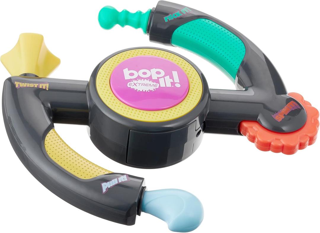 Hasbro Gaming Bop It Extreme Electronic Game for 1 or More Players, Fun Party Interactive Game for Kids Ages 8+, 4 Modes Including One-On-One Mode 