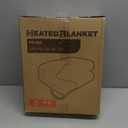 Heated Blanket Electric Blanket Queen Size 84''x90'' with 10 Heating Levels, 112 Hour Auto Shut Off, Machine Washable, Dual Controller Soft Warming Blanket for Couch, Bed, Office  Dark Grey