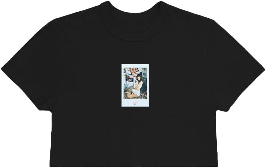 Lisa Women's Official Polaroid Baby T-Shirt, Black