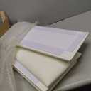 Upholstered Wall-Mounted Headboard, Acoustic Panel, Peel and Stick Padding, Beige Dorm Towel Fabric, 4-Pack