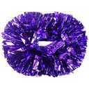 2 Pcs Cheerleading Pom Poms for Kids Adults, Metallic Matte Iridescent Pom Poms Cheerleader with Baton Handle for Boys Girls Cheer Poms Team Spirit Cheering Dance School Sport Games Competition