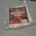 Brining Bags for Turkey, 26"22", 4 Pack, Double Zipper Seal Thickened Brine Bags, No BPA Material, with 2 Cotton Strings for Marinating, Holds up to 35lbs