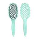 Curly Hair Brush, Curl Defining Brush with Soft Boar Bristles for Combing, Shaping, and Styling Curly Hair Suitable for All Women and Men with Wet & Dry Hair(Green)