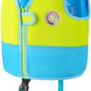 Pottwal Swim Vest for Kids - Swim Jacket - Made of Neoprene & EPE - with Adjustable Crotch Strap, Large