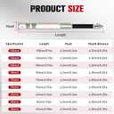 2025 High Magnetic Screwdriver Drill Bit Set, Anti Slip Magnetic Drill Bit Set Alloy Steel, Durable Puntas para Taladro for Impact Driver, Home DIY and Professional Use(9 PCS)