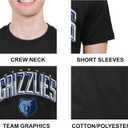 Ultra Game Mens NBA Official Super Soft Supreme T-Shirt (Large, Black)