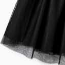 PATPAT Family Matching Outfits Set Mommy and Me Dresses Off Shoulder Midi Dress Dad and Boy Plaid Button Down Shirts (Black, XL)