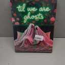 3Pcs Halloween Neon Bathroom Wall Art Tropical Ghost Dying To Relax Painting Picture Wall Decor Fashion Funny Gothic Ghost Toaster Poster Print Artwork For Apartment Living Bedroom Home Decoration (16L" x 12W")