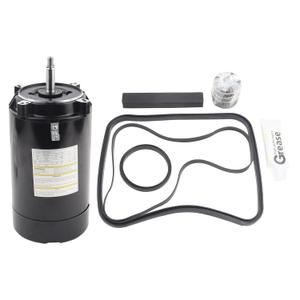 1HP Pool Pump Motor & Centrifugal Pump Replacement Motor FIT Century UST1102 FIT Hayward Super Pump SP2607X10-56J Frame Threaded Shaft - 3450 RPM 115/230V Dual Voltage (1-Pack)