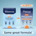 Replenza Daily GLP-1 Nutritional Support Supplement, Essential Vitamins and Minerals, Support for Gut Health, Stress and Cellular Energy 60 Tablets, Best By: 03/2028