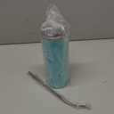 BJPKPK 20 oz Skinny Tumbler Stainless Steel Coffee Mug Slim Vacuum Insulated Travel Cup, Turquoise