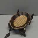 FUNOMOCYA Elegant Dessert Plate Elephant Stand Wooden Candy Plate for Fruit Snack