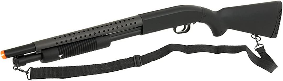 Pump Action Airsoft Shotgun with Full Metal/Steel Barrel 300 FPS (Airsoft Gun)