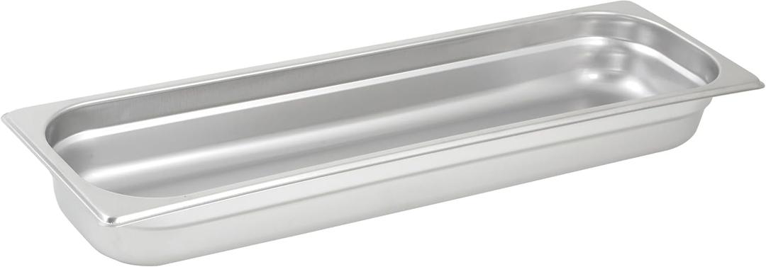 Winco Steam Pan, 2-1/2-Inch, Stainless Steel