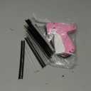 Stitch Gun for Clothes - Handheld Stitch Gun Quick Clothing Fixer - Tagging Gun - Includes 6 Needle, 1000 Black Fasteners & 1000 White Fasteners (Pink)