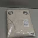 NICETOWN 100% Absolutely Blackout Linen Curtains with Thermal Insulated White Liner, 52" Wide, 2 Panels, 84 inches Long Drapes, Grommet Retro Beige Linen Curtains Vertical Drapes Privacy for Bedroom