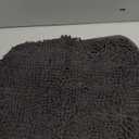 OLANLY Dog Door Mat for Muddy Paws 24x16, Absorbs Moisture and Dirt, Absorbent Non-Slip Washable Doormat, Quick Dry Chenille Mud Mat for Dogs, Entry Indoor Entryway Carpet for Inside Floor, Dark Grey