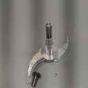 Full Stainless Steel Chopping Blade, Plastic-Free & Self-Adjustable Height Food Processor Blade Compatible with Ganiza, BUMET, SPZTJK, Homeasy & More 8 Cup/2L Bowls, Safer Baby Food Making