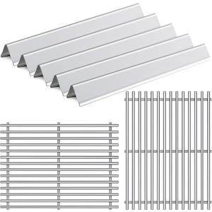15 9MM Grill Grates Replacement for 7535 7522 Weber Spirit Grill Spirit E-210, S-210, E-200, S-200, Weber Genesis Silver A, Spirit 500, Spirit 200 Series, BBQ Grill Parts Flavorizer Bars Grid