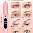 Heated Eyelash Curlers - Eye Lash Curler Heat - Mini Electric Eyelash Curler with LED Display 3 Temp Settings USB Rechargeable Natural Curling 24H Long Lasting for Women Makeup Tools Gifts