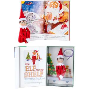 The Elf on the Shelf: A Christmas Tradition - Boy Scout Elf with Blue Eyes - Includes Artfully Illustrated Storybook, Keepsake Box and Official Adoption Certificate