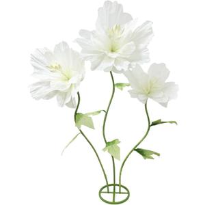 Giant Flowers Big Artificial Decorations, Large Fake Flower Arrangements Faux Floral Decor for Home Office Wedding Reception Birthday Party Photography Props Shop Window Displays Banquet, White