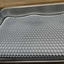 Stainless Steel Sifting Cat Litter Box for Clumping Clay (19.5" L x 13.6" W x 8" H)