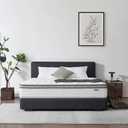 Full Size Mattress - 12 Inch Hybrid Mattress in a Box, Individual Pocket Springs, Medium Firm, Pressure Relief, Breathable Comfort and Durable