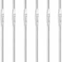 uxcell Stainless Steel Crochet Hook 2mm US Size 4 Knitting Needles for DIY Craft Yarn 6Pcs