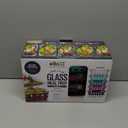 Ello Duraglass 3.4 Cup Meal Prep Sets 10Pc, 5 Pack Set- Glass Food Storage Container with Silicone Sleeve and Airtight BPA-Free Plastic Lids, Dishwasher, Microwave, and Freezer Safe, Evening Orchard