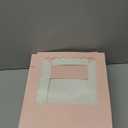 qiqee Auto-pop up Pink Pie Boxes with Window 10x10x2.5 inch 30Packs Cookie Donut Bakery Box