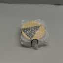 Christmas Tree Gold Holiday Season Round Coasters Set of 6 - Absorbent Ceramic Coasters with Metal Stand for Decoration Xmas Decoration Decor (Christmas Tree 2)