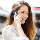 LETO for Samsung Galaxy A15 5G Wallet Case - Flip Folio Leather Kickstand - Credit Card Holder - Fashionable Flower Designs - Protective Phone Cover for Women and Girls - 6.5" - A Girl and Cat