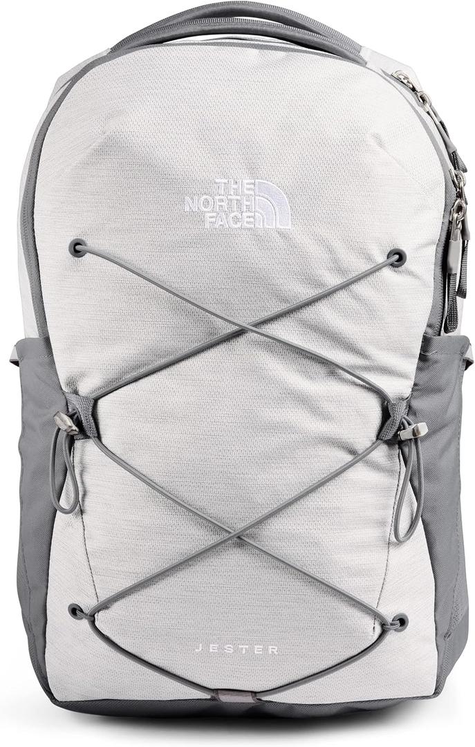 The North Face Women's Jester Commuter Laptop Backpack, TNF White Metallic Mlange/Mid Grey, One Size