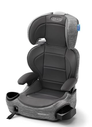 Graco TurboBooster 2.0 LX Highback & Backless Booster Car Seat, Gannon Front Adjust Latch, Ages 4-10, 40-100lb, Up to 57in, Height-Adjustable Headrest, ProtectPlus Engineered, Hideaway Cup Holders, MFD 03/10/2026