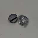 W10339442 Whirlpool Stove Knobs Cooktop Surface Burner Control Knobs Black Compatible with Whirlpool Gas Range/Stove/Oven - Repalces: W10339442, WPW10339442VP, 2311008, AP6019877 (Pack 2)