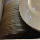 MAONAME 100 PCS Gold Charger Plates Bulk, 13" Plate Charger for Dinner Plates, Plastic Round Chargers, Table Chargers for Table Setting, Wedding