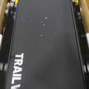TRAILVIBER Walking Pad Treadmill with 12% 9-Level Auto Incline, 450 lbs Capacity RGB LED Screen, Bluetooth Speaker Under Desk Treadmill, Compact Treadmills for Home Hiking, Black
