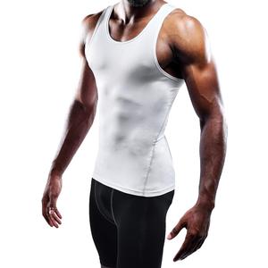 NELEUS Men's 2 Pack Athletic Compression Under Base Layer Sport Tank Top, XL