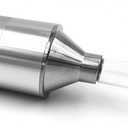 Kitchen Spice GrinderSuperfine GrindingPepper Grinder Set, Silver 1.75 inch