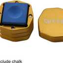 Magnetic Pool Cue Chalk Billiard Cue Chalk Carrier Case for Billiard Cue Snooker Accessory-1pc (golden)