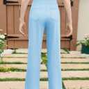 Haloumoning Girls Flare Leggings Kids Casual High Waisted Stretchy Wide Leg Pants Bell Bottoms 5-14 Years