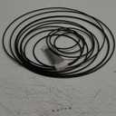 12 Pack Floral Hoop with Paddle Wire 4/6/8/10/12/14 Inch Metal Rings for Crafts Macrame DIY Wreath Candle Rings, Black (4/6/8/10/12/14 Inches, black)