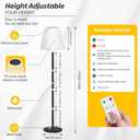 Gewiny Outdoor Floor Lamp Solar Powered Outdoor Lamps for Patio Waterproof,Rechargeable Indoor Cordless Floor Lamp with Light Sensor,Dimmable Warm White+RGB LED Outdoor Lamp for Lawn,Pool,Garden.