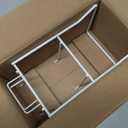 New 4 Peg - 9.8" H Top Key Chain & Small Items Counter Display Rack - White