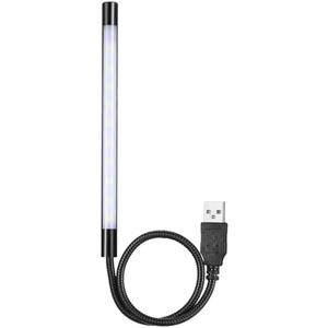 Mudder Portable USB Light Laptop Light for Keyboard Flexible Stick Dimmable Touch Switch LED White Light Lamp for Laptop Computer PC (Black)