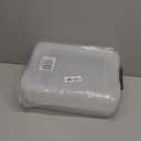 Citylife 3 PCS Plastic Storage Bins with Latching Lids Portable Project Case Clear File Box Stackable Storage Containers for Organizing A4 Paper, Photo, Document, Scrapbook