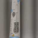 Silicone Cleaning Brush, 12" Long Handle Water Bottle Cleaner for Baby, Sports, Vase, Glassware, and Smaller Diameter Openings (Blue)